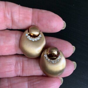 Monet Matte Gold Earrings